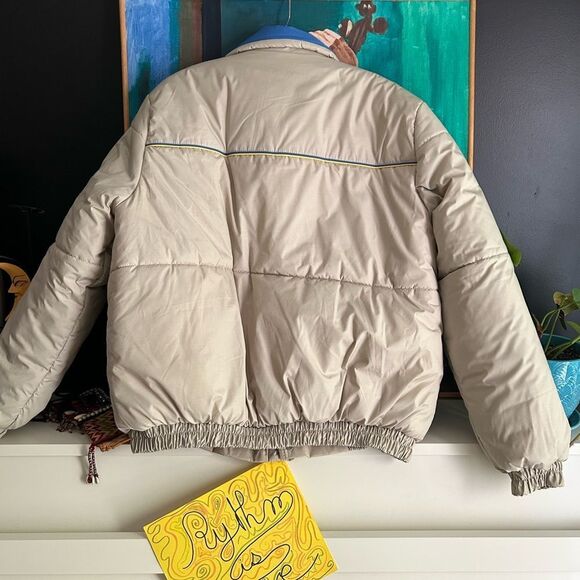 Avon Michelin Light Beige Puffer Jacket for Men M - Picture 7 of 16